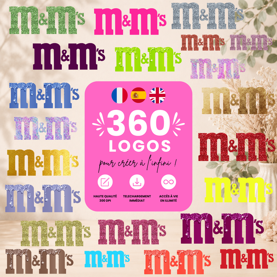 Logos M&M’s pack 360+ | PNG Haute Qualité