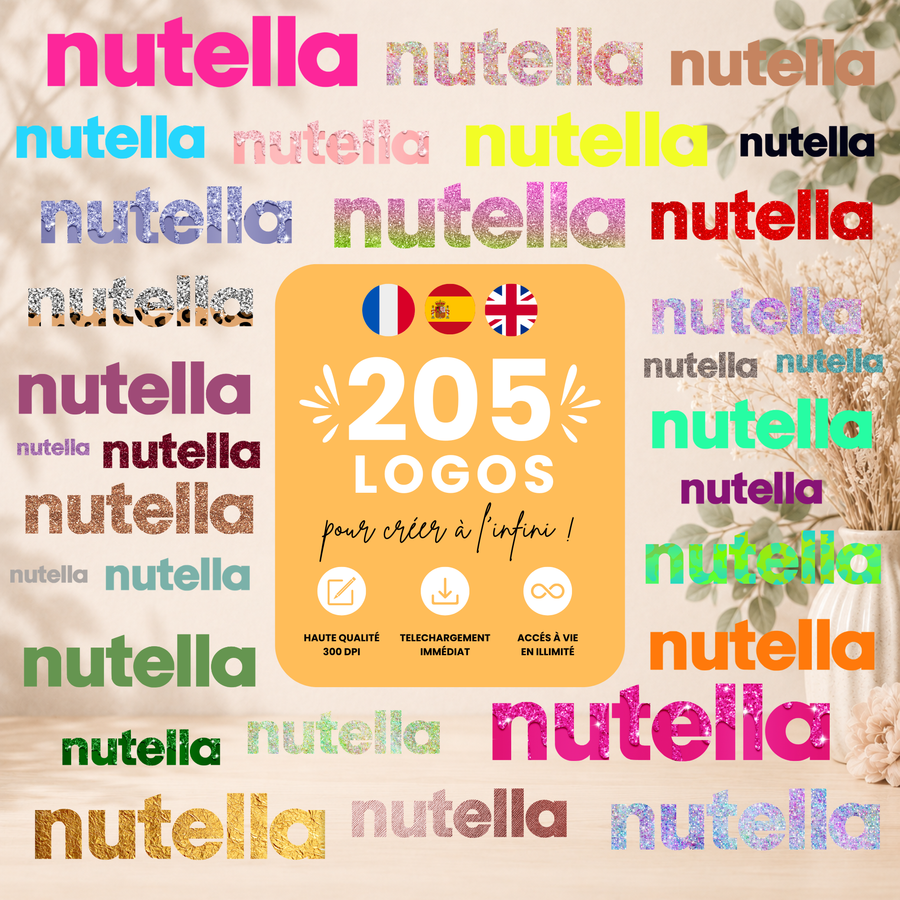 Logos Nutella pack 205+ | PNG Haute Qualité