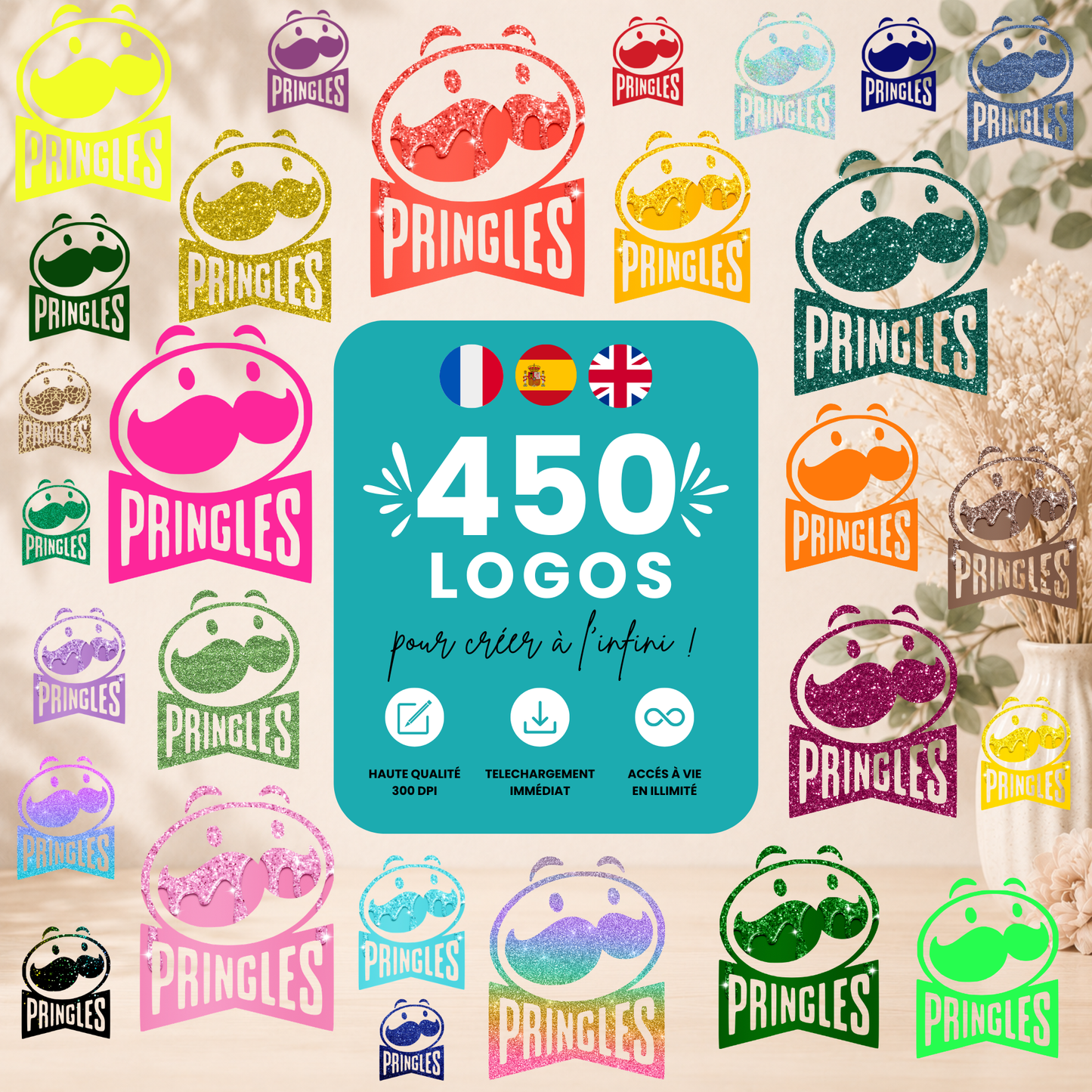 Logos Pringles pack 450+ | PNG Haute Qualité